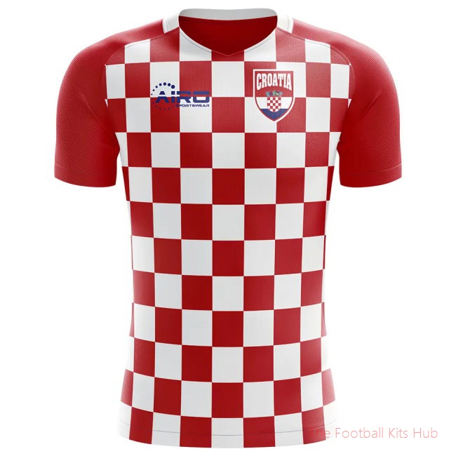 2025-2026 Croatia Flag Concept Football Shirt (Modric 10) - Kids-unisoccer store
