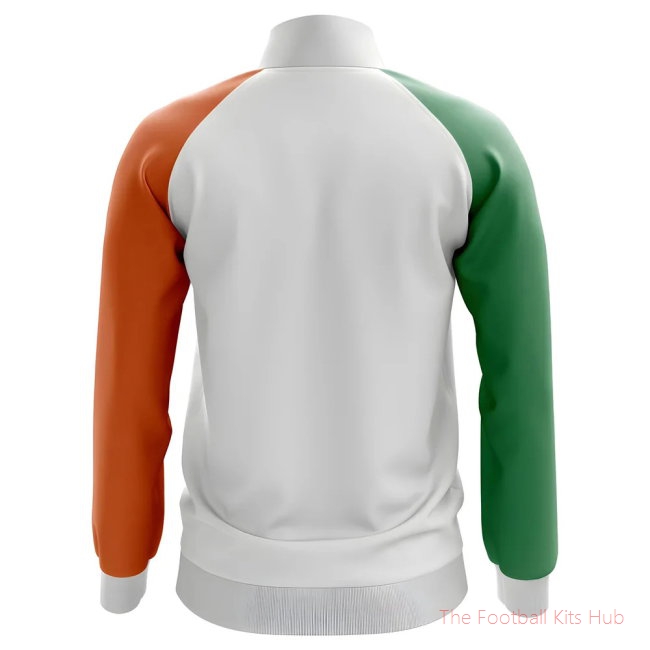 Ireland Concept Football Track Jacket (White) - Kids-unisoccer store