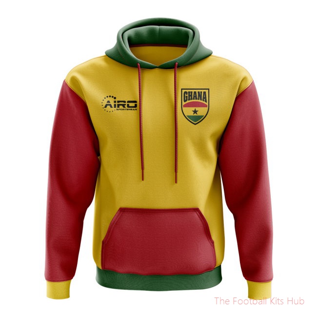 Ghana Concept Country Football Hoody (Yellow)-unisoccer store