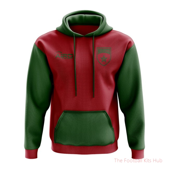 Morocco Concept Country Football Hoody (Red)-unisoccer store
