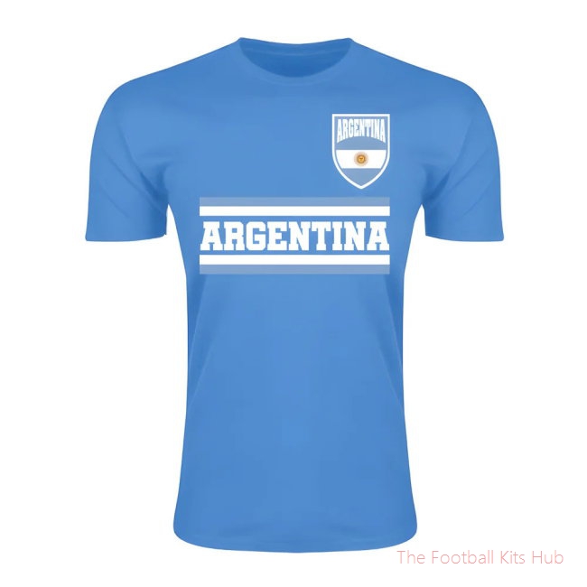 Argentina Core Football Country T-Shirt (Sky)-unisoccer store