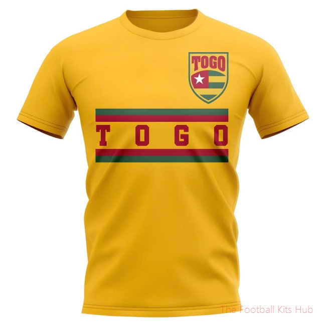 Togo Core Football Country T-Shirt (Yellow)-unisoccer store