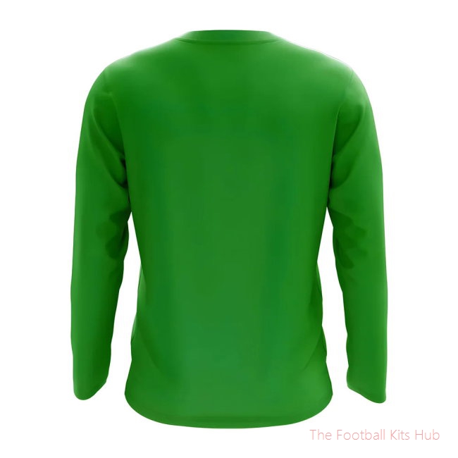 Brazil Core Football Country Long Sleeve T-Shirt (Green)-unisoccer store