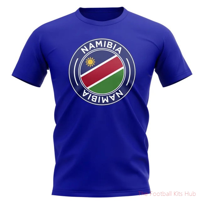 Namibia Football Badge T-Shirt (Royal)-unisoccer store