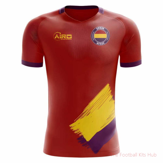 2025-2026 Spanish Republic Home Concept Football Shirt - Womens-unisoccer store