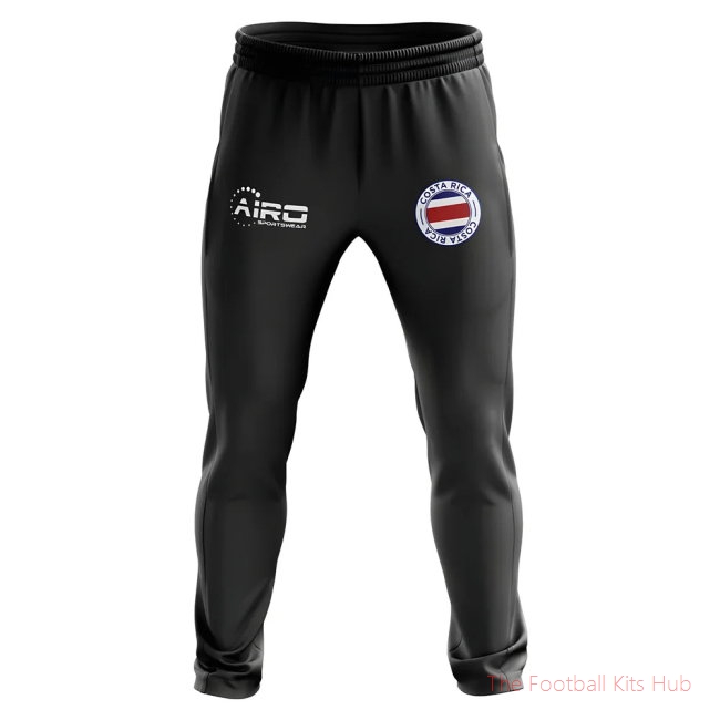 Costa Rica Concept Football Training Pants (Black)-unisoccer store