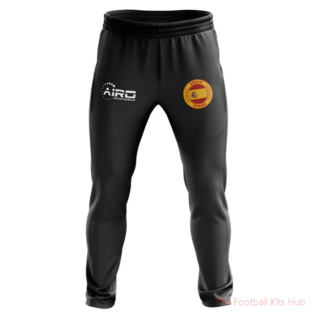 Spain Concept Football Training Pants (Black)-unisoccer store