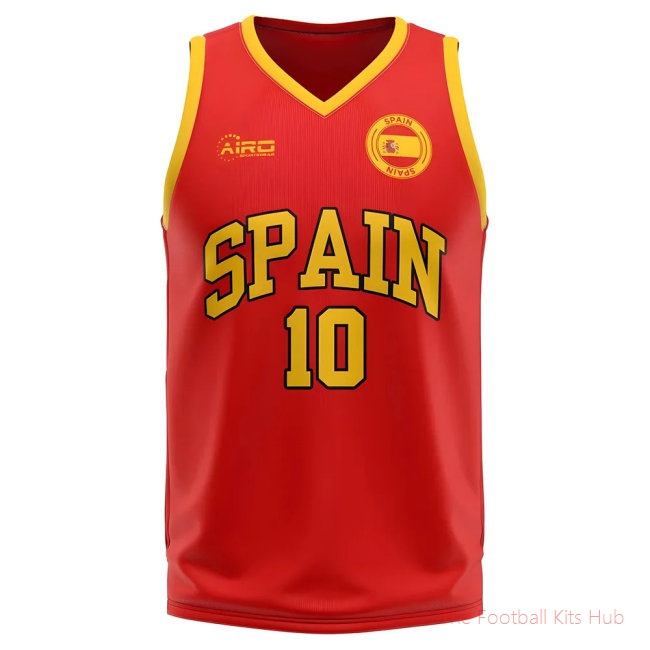 Spain Home Concept Basketball Shirt - Baby-unisoccer store
