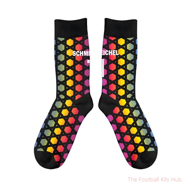 Denmark 1992 Peter Schmeichel Retro Football Socks-unisoccer store