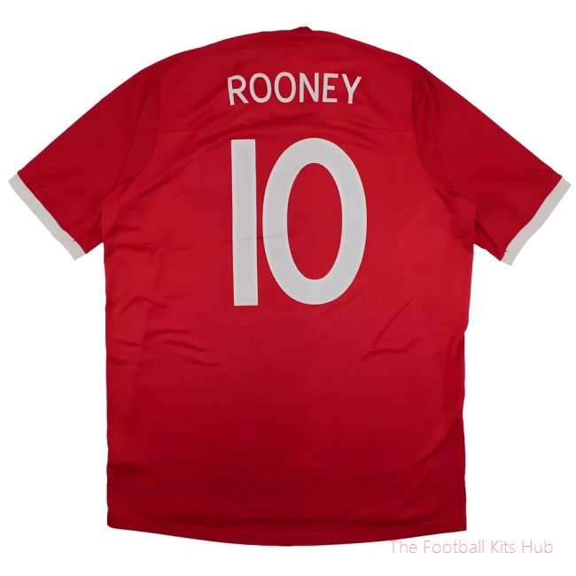England 2010-11 Away Shirt (S) Rooney #10 (Excellent)-unisoccer store