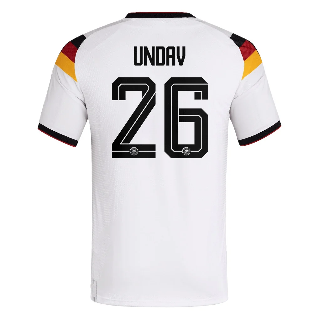 Germany Home Retro Soccer Jersey 2026 White | Undav 26 - UniSoccer Store