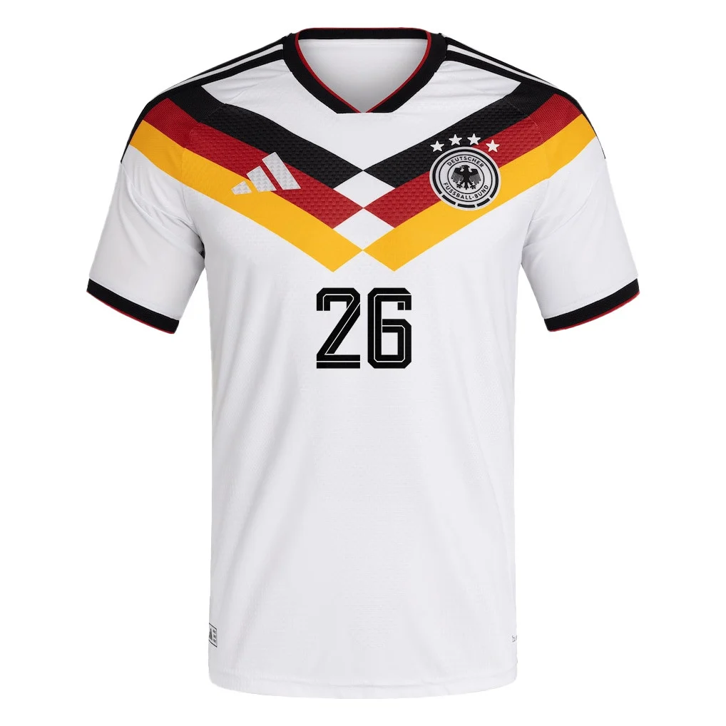 Germany Home Retro Soccer Jersey 2026 White | Undav 26 - UniSoccer Store
