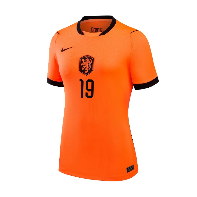 Brobbey 19 Netherlands 2026 Home 3D Unisex T-Shirt - Orange Printed Fan Tee