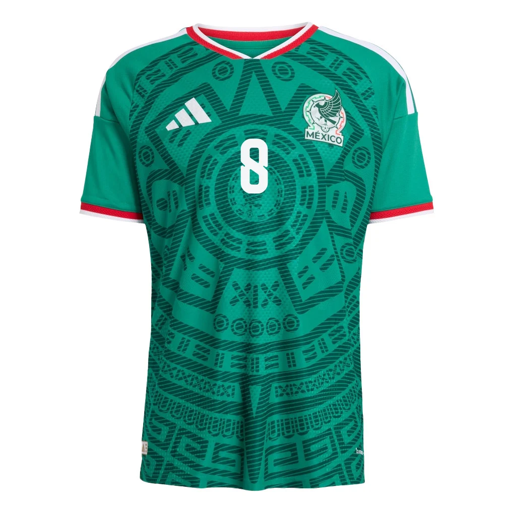 Fidalgo 8 Mexico 2026 Home 3D Unisex T-Shirt - Green Printed Fan Tee