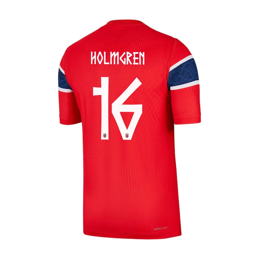 Norway National Team Soccer Jersey 2026 Home Red | Pedersen 16 - UniSoccer Store