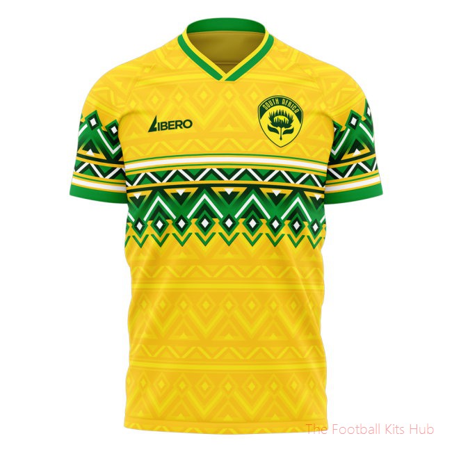South Africa 2026-2027 Home Concept Kit (Libero) Adult Short Sleeve-unisoccer store