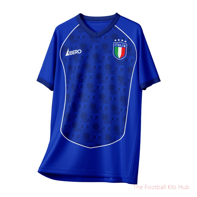 Italy 1994 Vintage Style Concept Shirt Adult Short Sleeve-unisoccer store