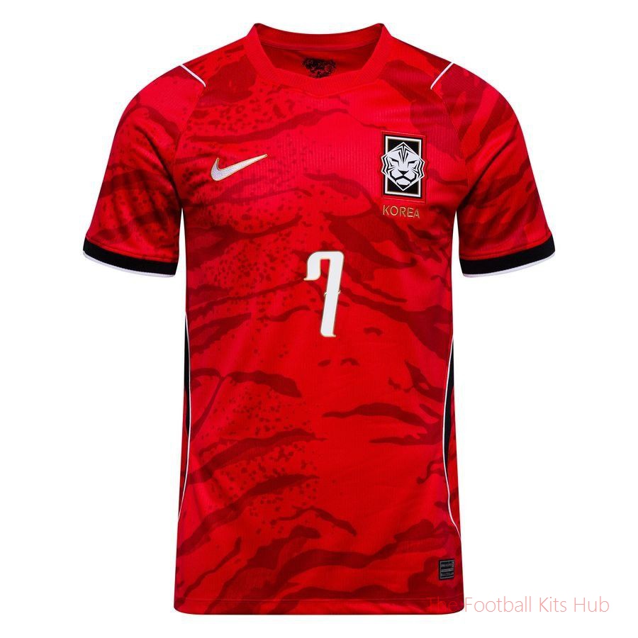 South Korea Home Shirt World Cup 2026 HEUNGMIN 7-unisoccer store