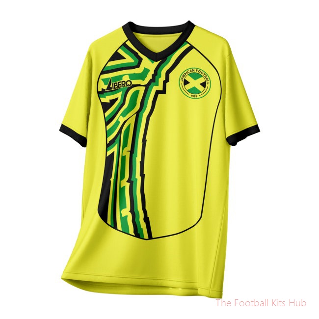 Jamaica 1998 Home Vintage Style Concept Shirt Adult Short Sleeve-unisoccer store