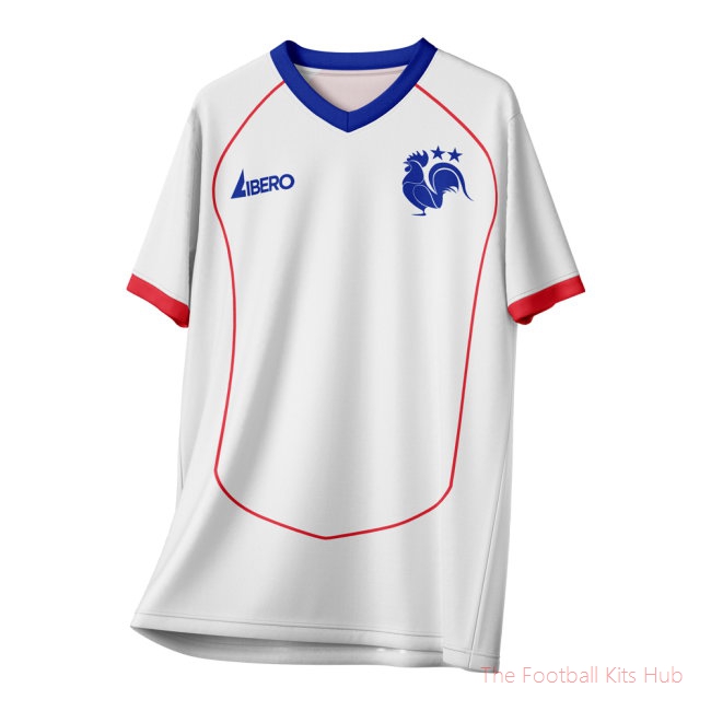 France 1990 Vintage Style Concept Shirt Adult Short Sleeve-unisoccer store