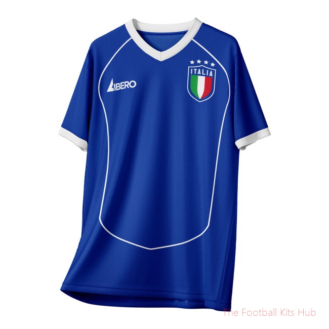 Italy 1990 Vintage Style Concept Shirt Adult Short Sleeve-unisoccer store