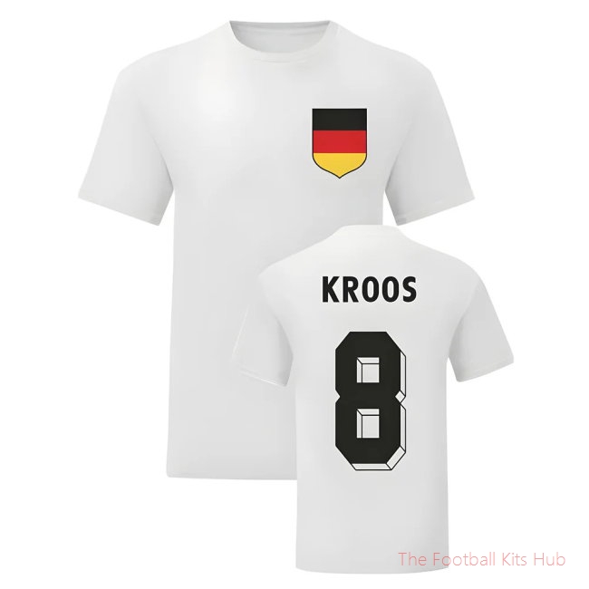 Toni Kroos Germany National Hero Tee\'s (White)-unisoccer store