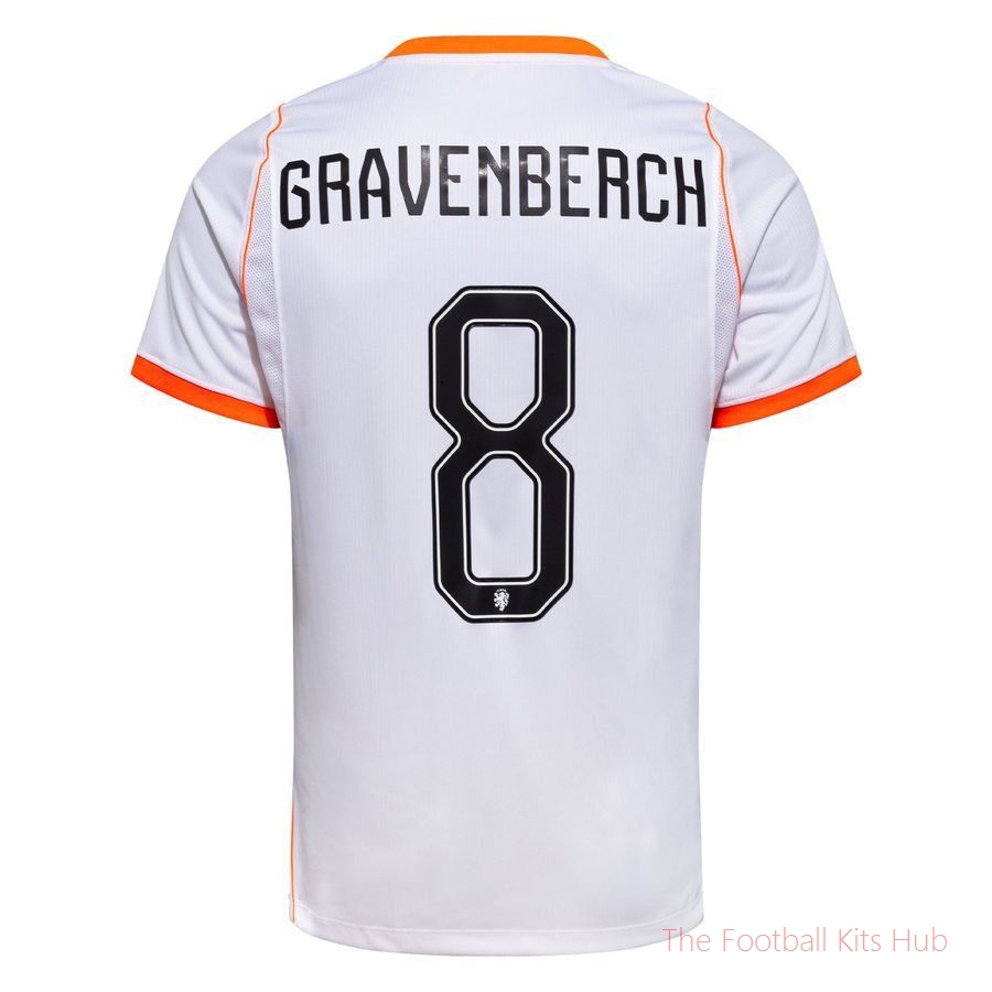 Holland Away Shirt World Cup 2026 GRAVENBERCH 8-unisoccer store