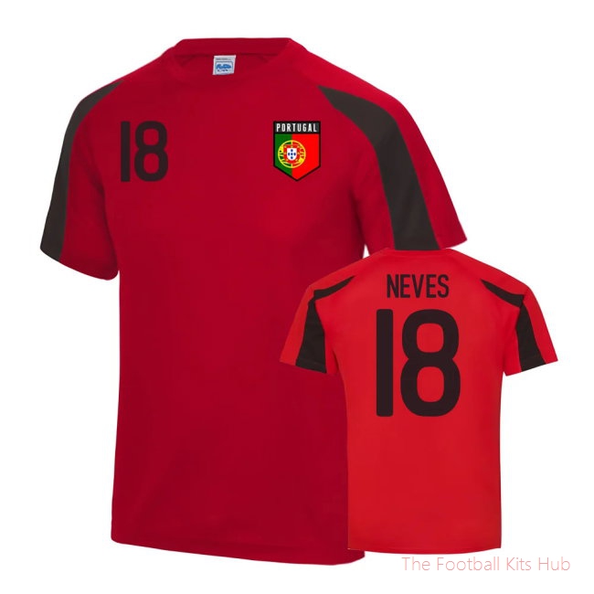 Portugal Sports Training Jersey (Neves 18)-unisoccer store