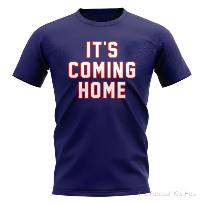 England Footballs Coming Home T-Shirt (Navy)-unisoccer store