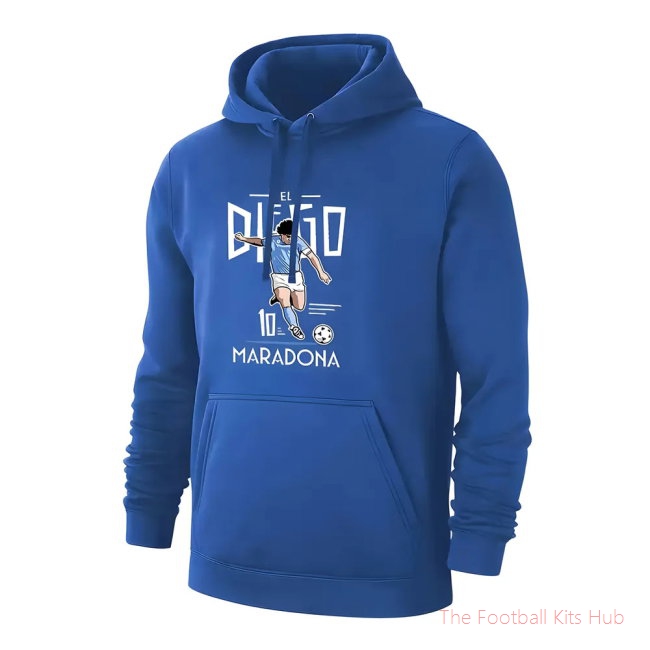 Argentina EL DIEGO 21 footer with hood, blue-unisoccer store