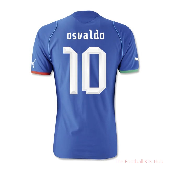 2013-14 Italy Home Shirt (Osvaldo 10)-unisoccer store