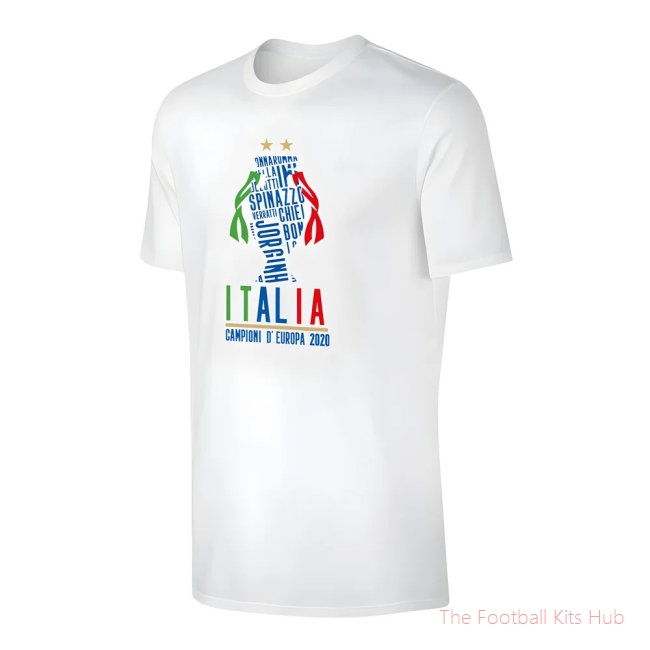 Italy CAMPIONI D\'EUROPA 2020 t-shirt, white-unisoccer store