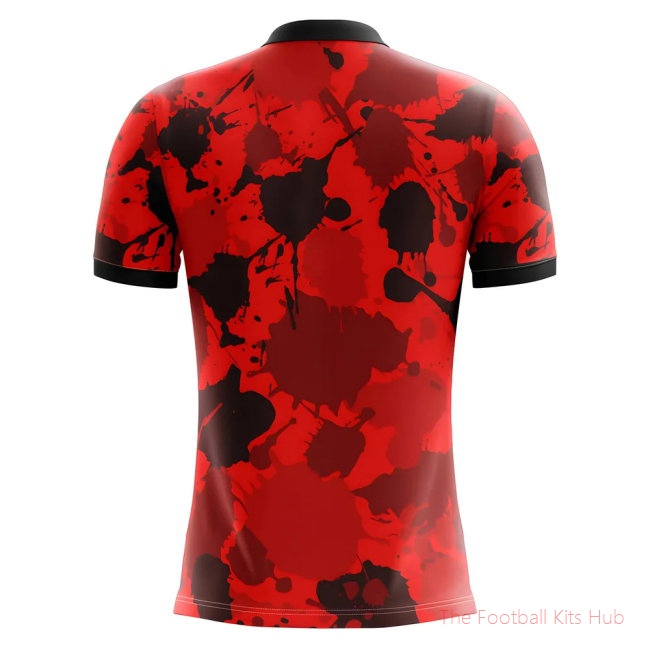 2025-2026 Albania Home Concept Football Shirt - Womens-unisoccer store