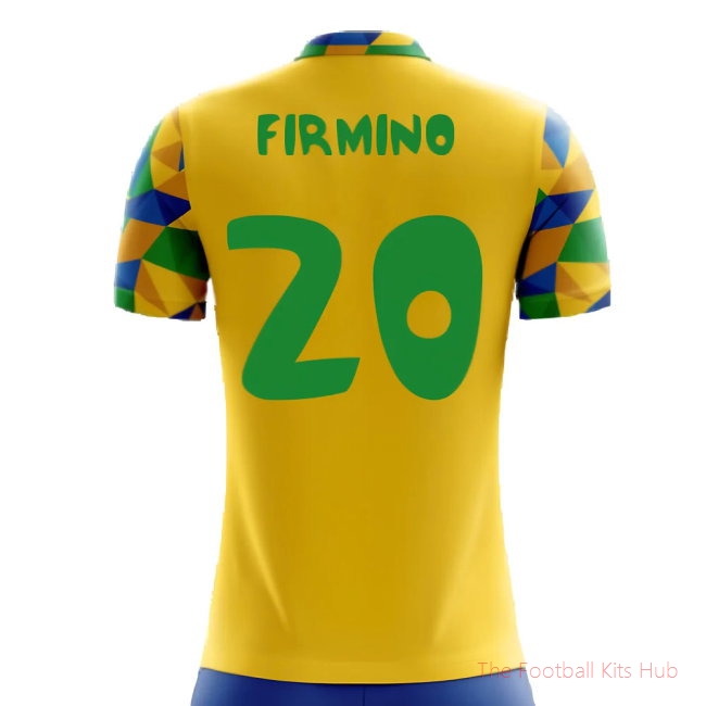 2025-2026 Brazil Home Concept Football Shirt (Firmino 20)-unisoccer store