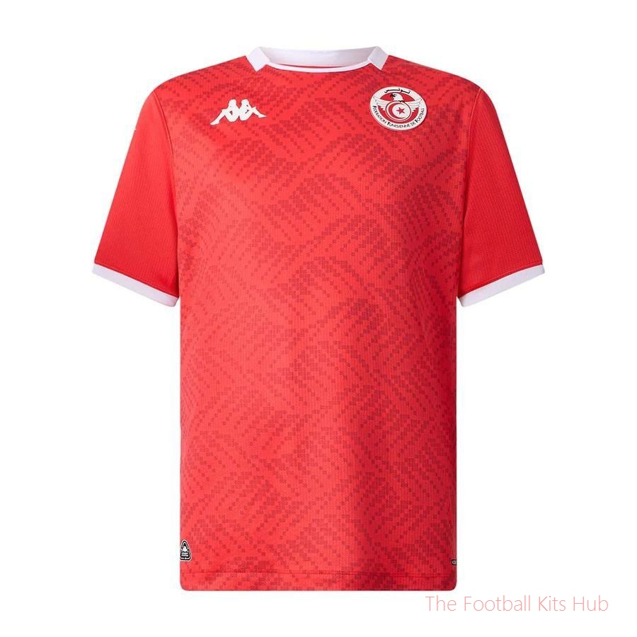 Tunisia Home Shirt Africa Cup of Nations 2025-unisoccer store