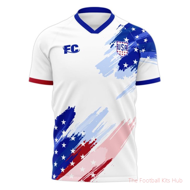 USA 2020-2021 Home Concept Kit (Fans Culture) (ALTIDORE 17)-unisoccer store