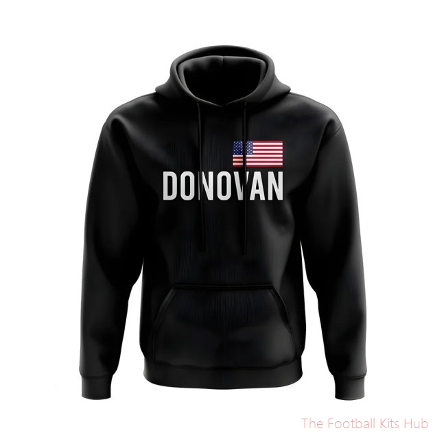 Landon Donovan USA Name Hoody (Black)-unisoccer store
