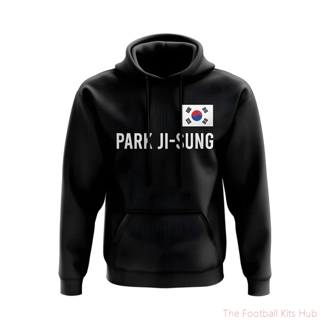 Park Ji Sung South Korea Name Hoody (Black)-unisoccer store