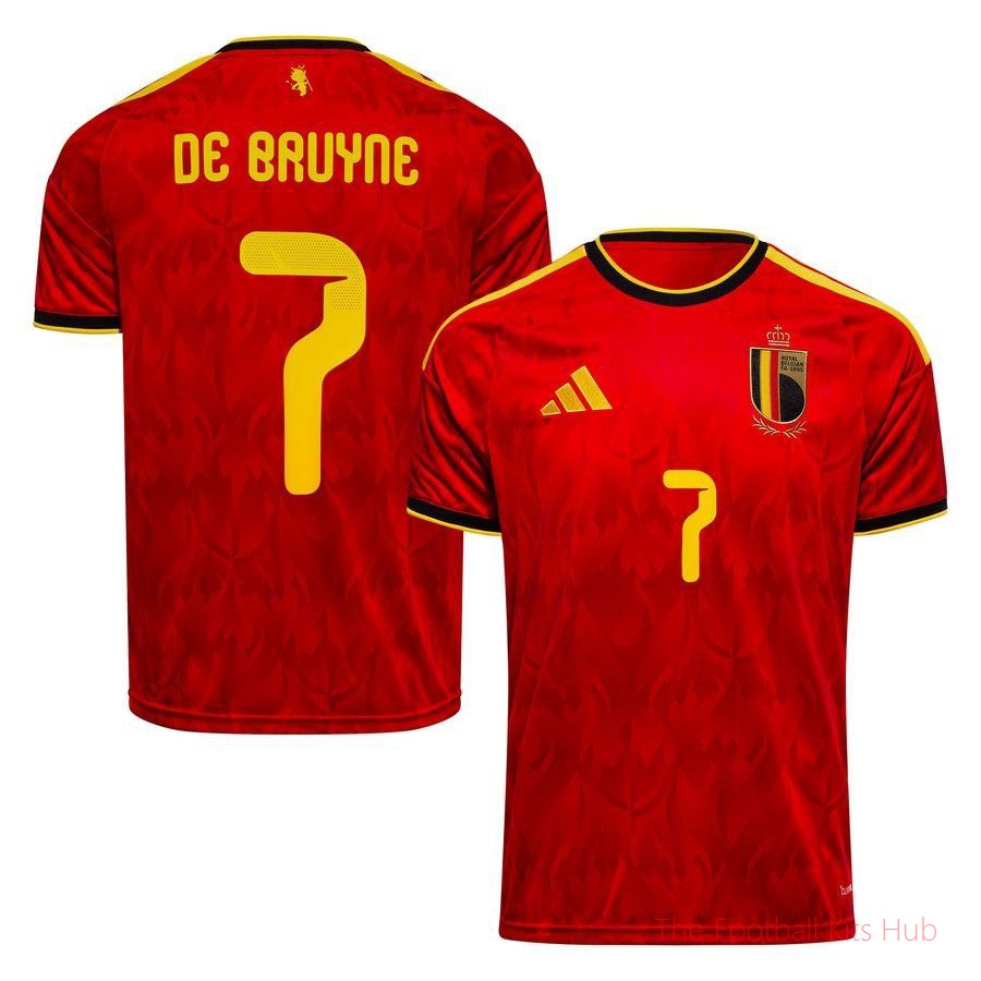 Belgium Home Shirt World Cup 2026 DE BRUYNE 7-unisoccer store