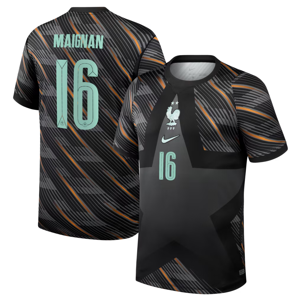 Maignan 16 France 2026 Goalkeeper Men Jersey - Midnight Blue GK Shirt