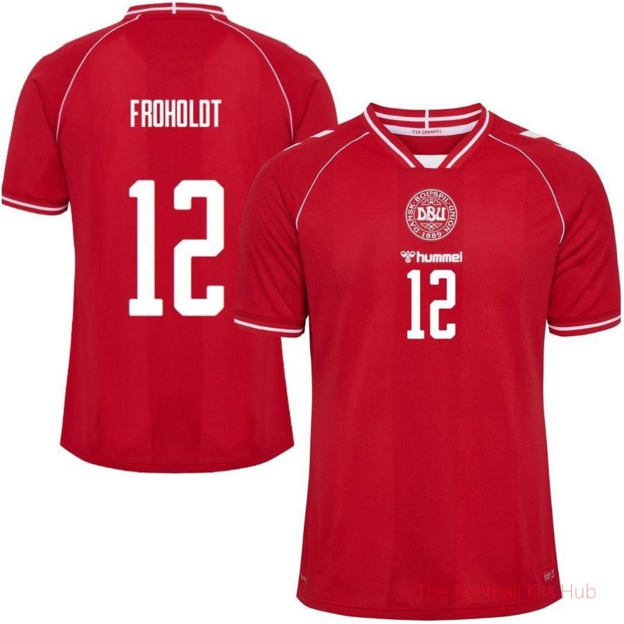 Denmark Home Shirt 2026/27 Pro Player Edition FROHOLDT 12-unisoccer store