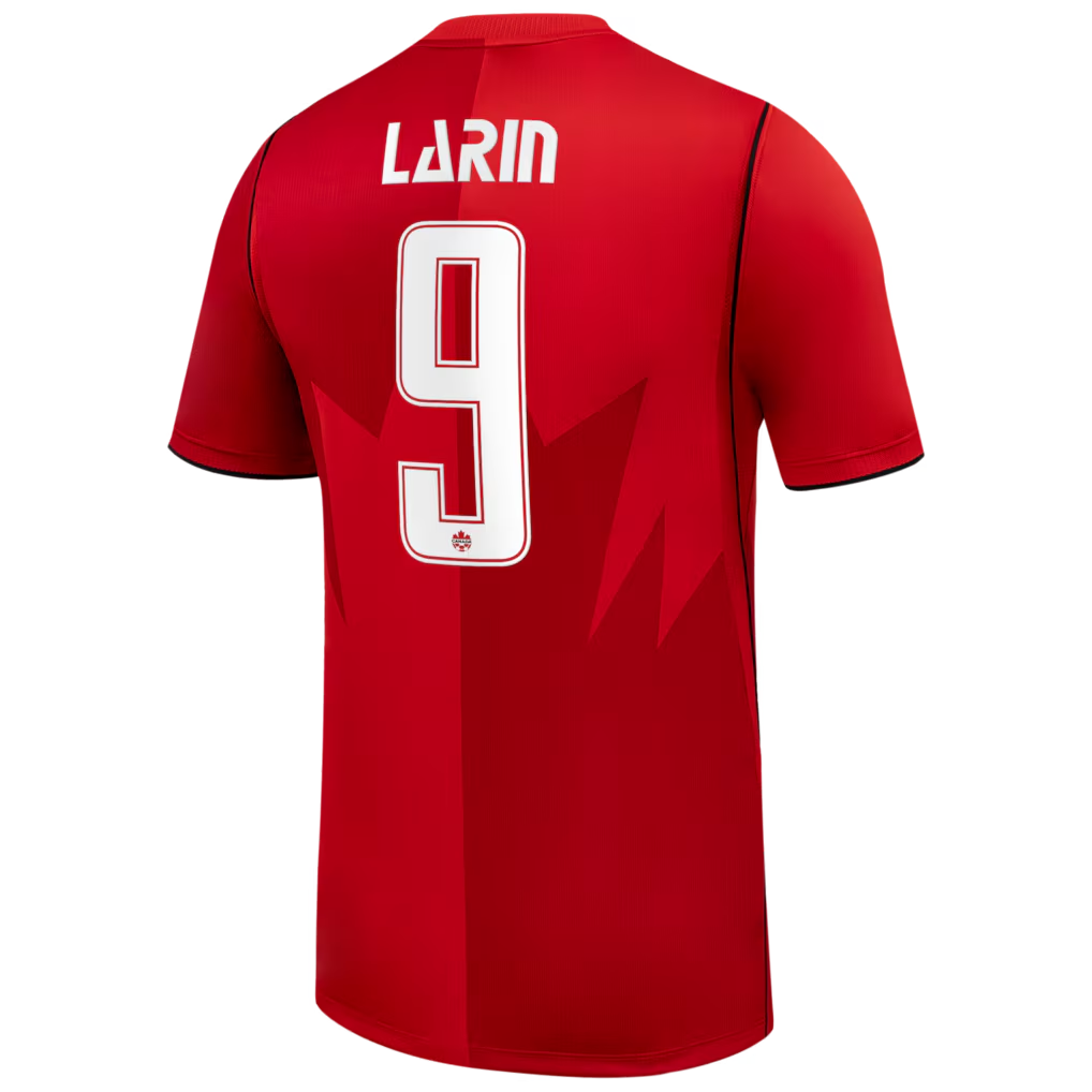 Canada Home Retro Soccer Jersey 2026 Red | Cyle Larin Edition