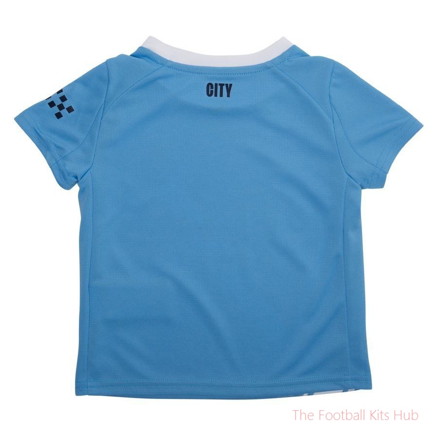 Manchester City Home Shirt 2025/26 Mini-Kit Kids-unisoccer store