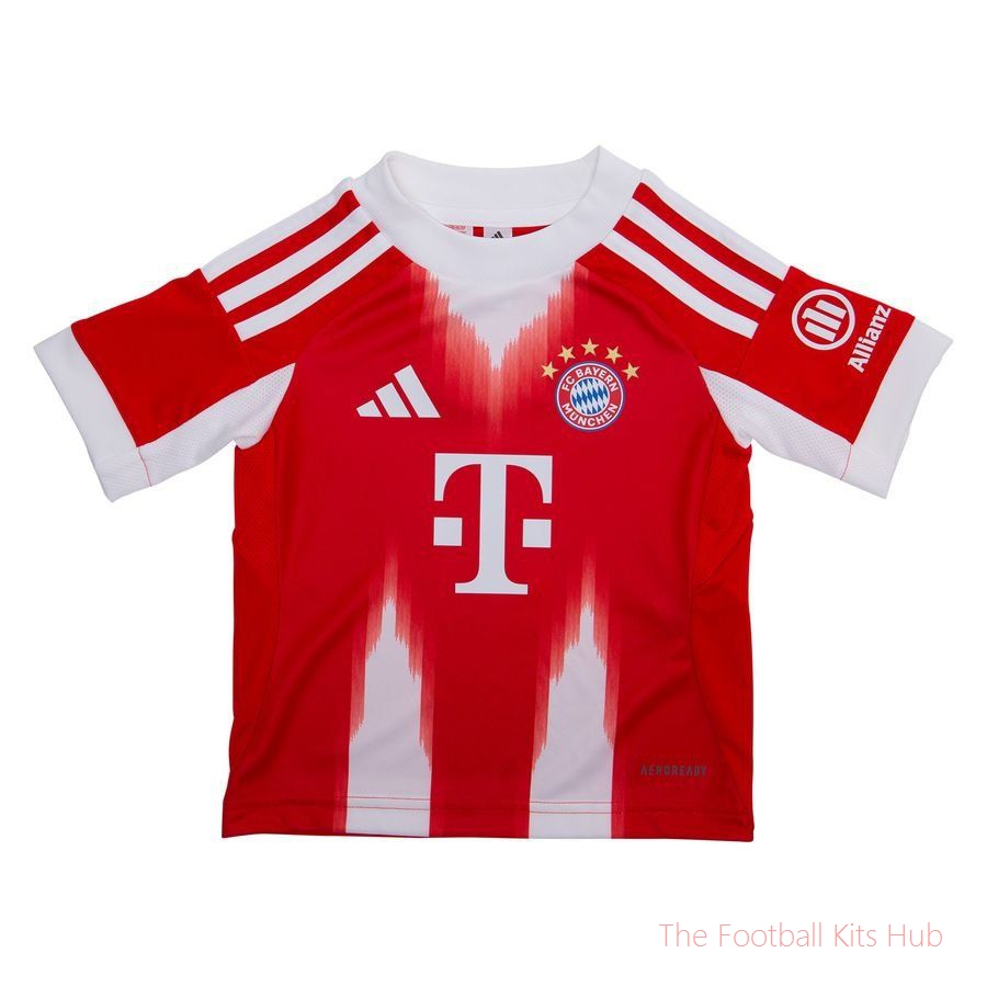 Bayern München Home Shirt 2025/26 Mini-Kit Kids-unisoccer store