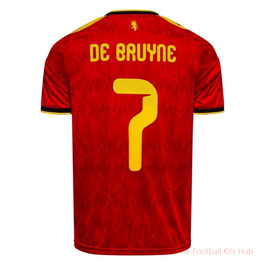 Belgium Home Shirt World Cup 2026 DE BRUYNE 7-unisoccer store