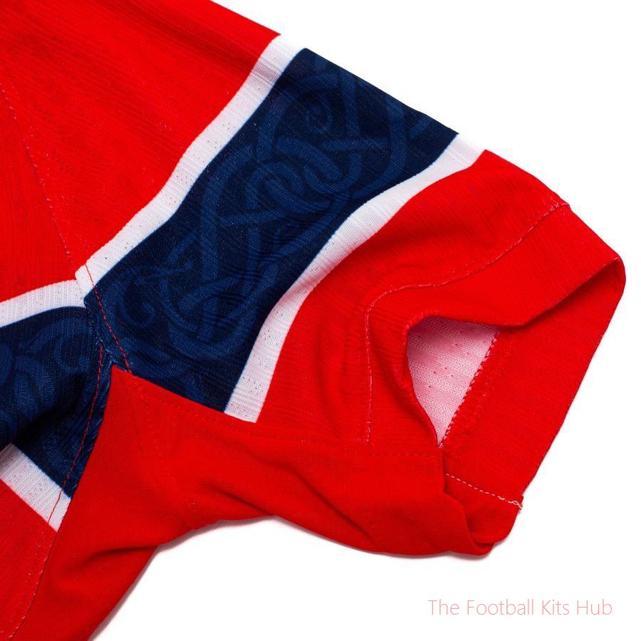 Norway Home Shirt World Cup 2026 Aero-FIT Authentic Kids-unisoccer store