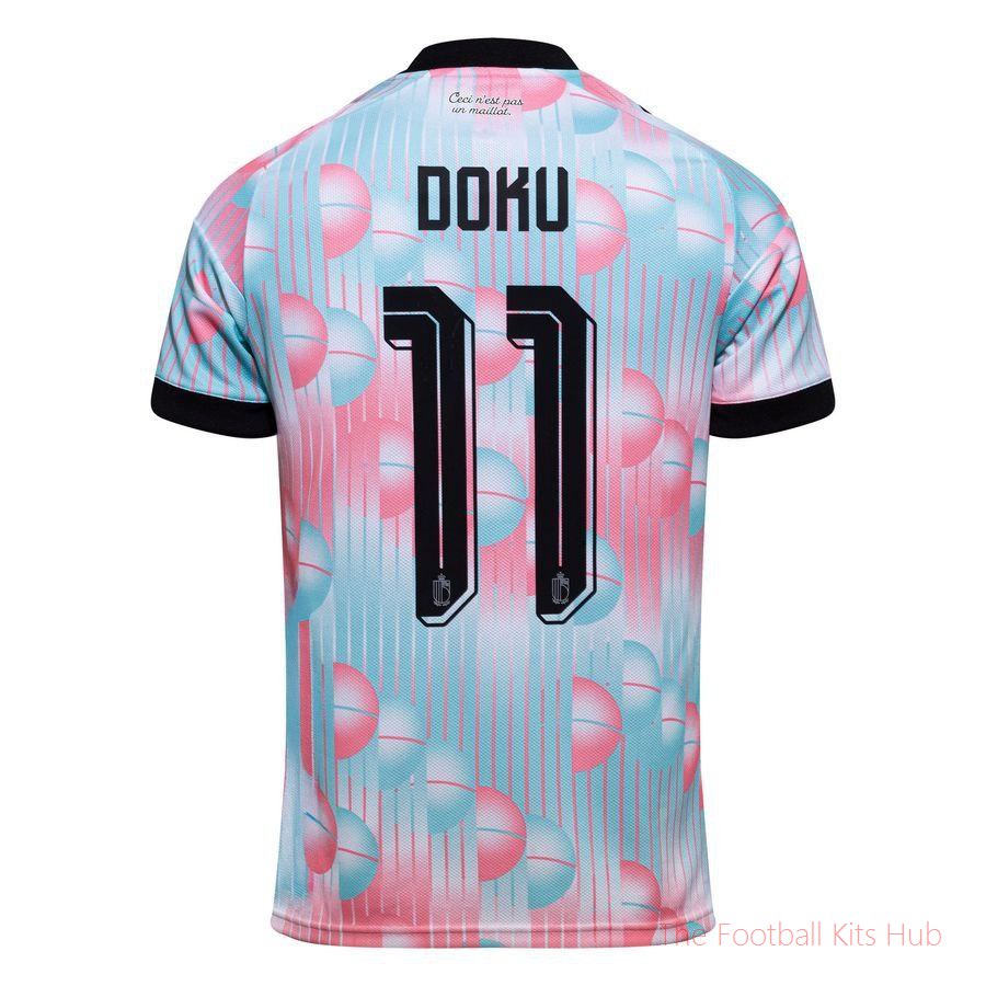 Belgium Away Shirt World Cup 2026 DOKU 11-unisoccer store