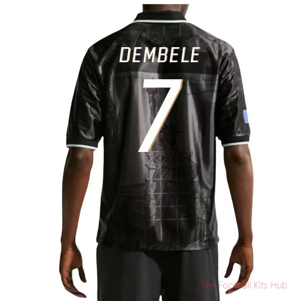2026-2027 France Dri-Fit Energy Shirt (Anthracite) (Dembele 7)