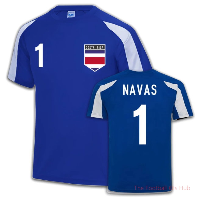Costa Rica Sports Training Jersey (Keylor Navas 1)-unisoccer store
