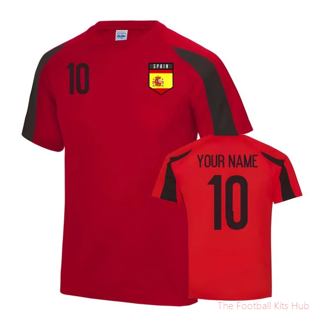 Spain Sports Training Jersey (Your Name)-unisoccer store